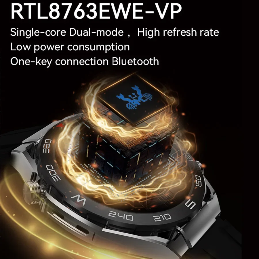 Smartwatch for Men – ECG, Heart Rate, GPS, HD Screen - Image 4