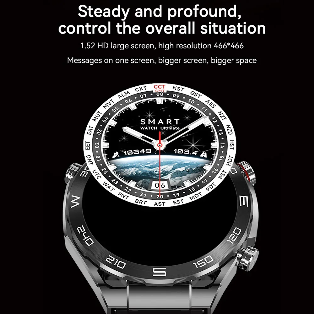 Smartwatch for Men – ECG, Heart Rate, GPS, HD Screen - Image 3