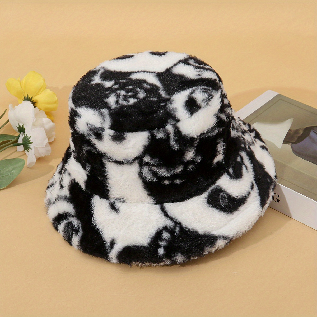 Women’s Winter Plush Bucket Hat - Image 5