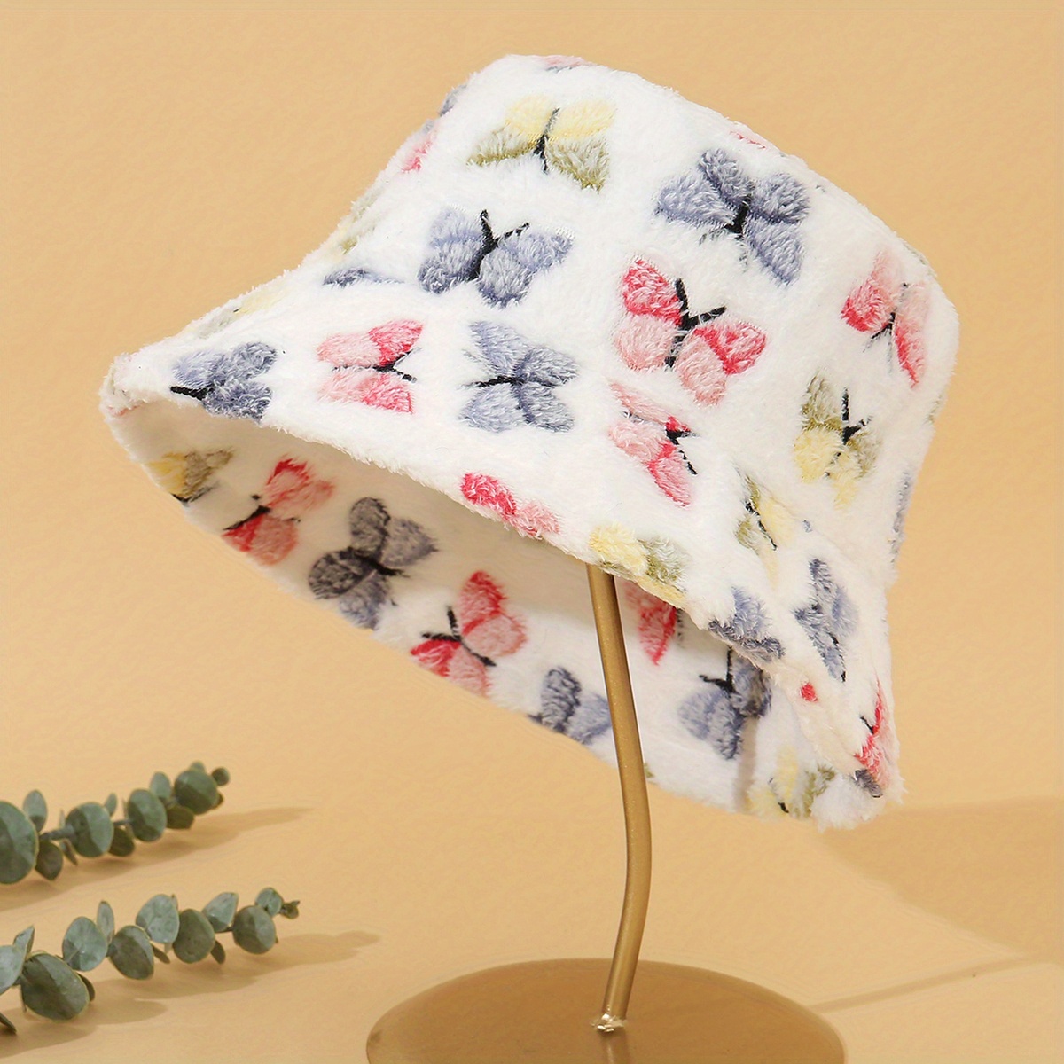 Women’s Winter Plush Bucket Hat - Image 10