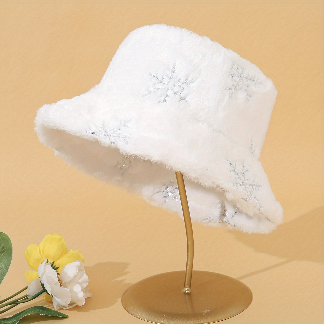 Women’s Winter Plush Bucket Hat - Image 9