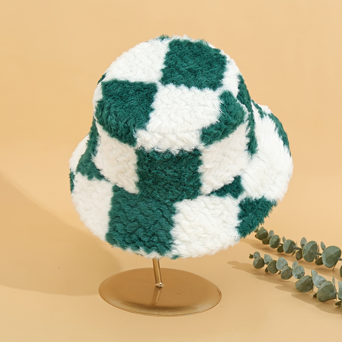 Women’s Winter Plush Bucket Hat - Image 3