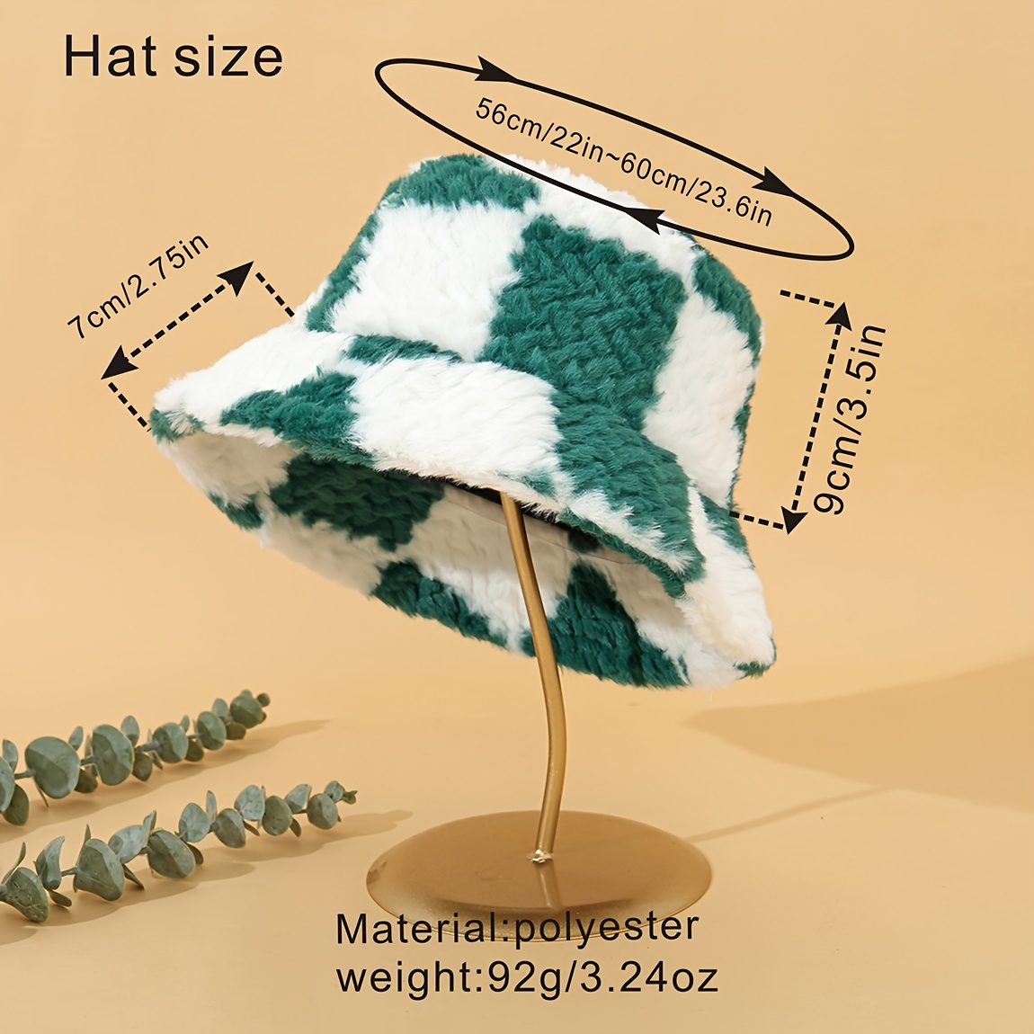 Women’s Winter Plush Bucket Hat - Image 8