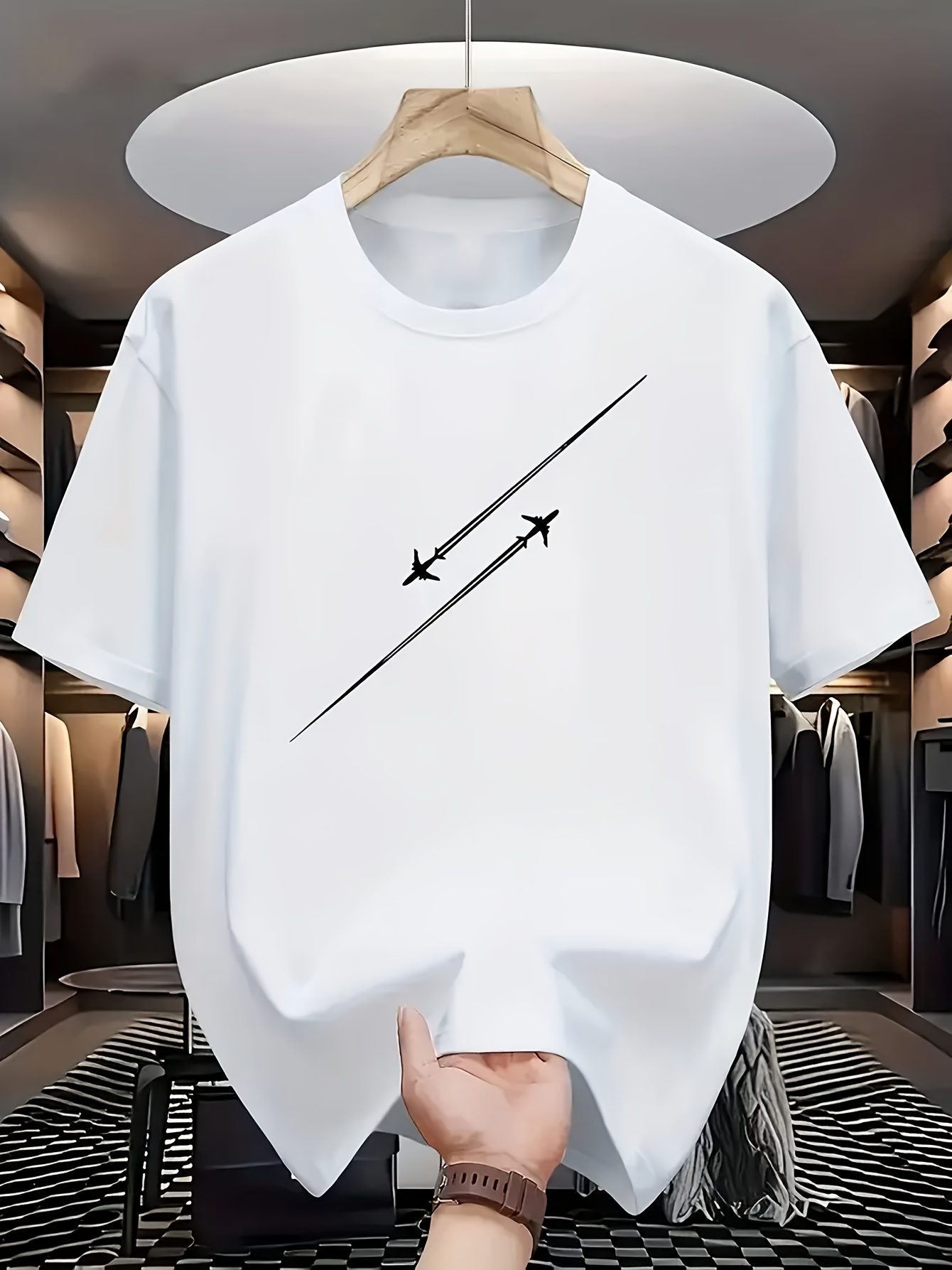 Men’s Minimalist Short Sleeve Cotton T-Shirt - Image 2