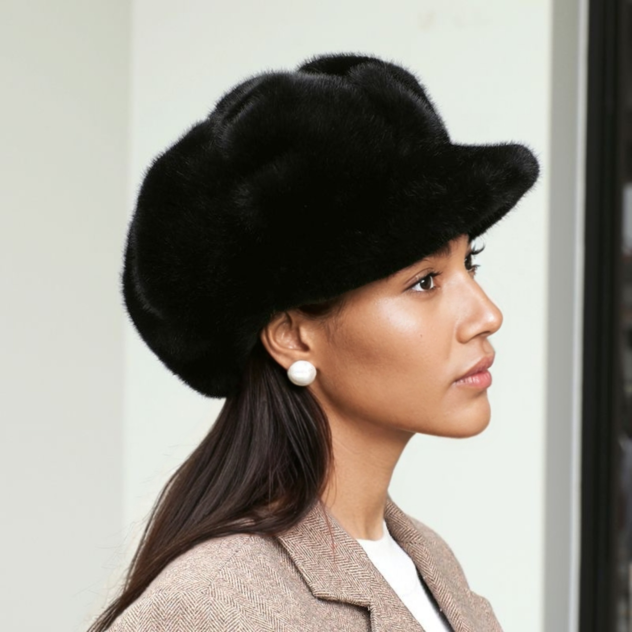 Women’s Plush Beret & Cloud Hat - Image 7